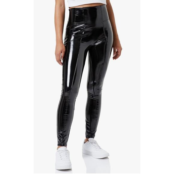 SPANX Pants - NWT SPANX Women's Faux Patent Leather Leggings
